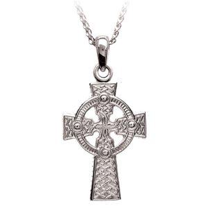 PENDANT - TWO SIDED CELTIC CROSS - LARGE