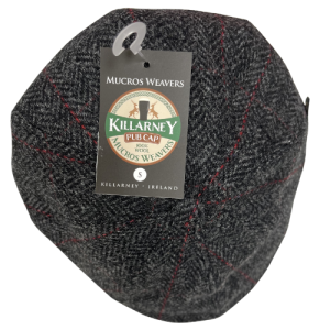 MUCROS 'KILLARNEY PUB' CAP - GREY/RED
