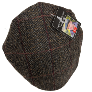 MUCROS 'TRINITY' WOOL CAP - BROWN/BURGUNDY