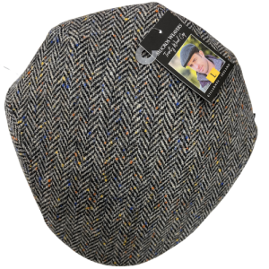 MUCROS 'TRINITY' WOOL CAP - MULTI HERRINGBONE