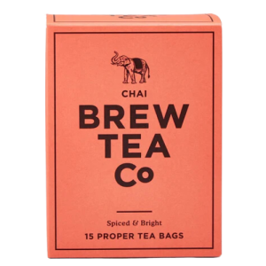 BREW TEA CO - CHAI 15 BAGS 49G