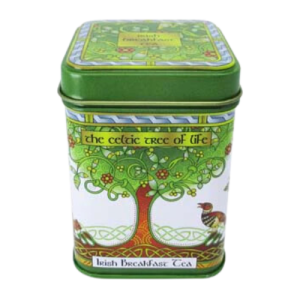 CLARA CRAFTS - IRISH BREAKFAST LOOSE LEAF TEA CADDY - TREE OF LIFE 95G