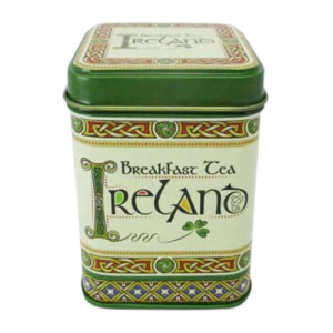 CLARA CRAFTS - IRISH BREAKFAST LOOSE LEAF TEA CADDY - IRELAND 95G