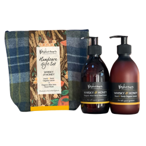 HIGHLAND SOAP CO HANDCARE GIFT SET - WHISKY & HONEY