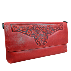 LEE RIVER HANDBAG - CIARA CLUTCH - RED