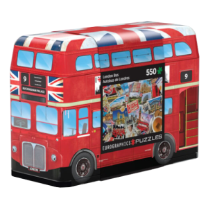 PUZZLE - LONDON BUS COLLECTIBLE TIN 550 PIECES