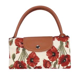 BAG - TAPESTRY FOLD AWAY - POPPIES