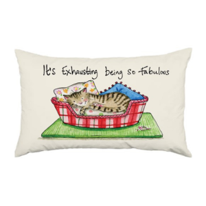Draw Cushion It's Exhausting