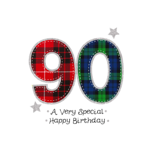 Birthday Card - Happy 90th Birthday