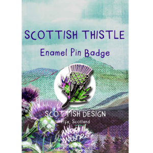 Badge - Scottish Thistle Enamel Pin Badge