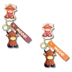 Keyring - Highland Cow Bag Clip